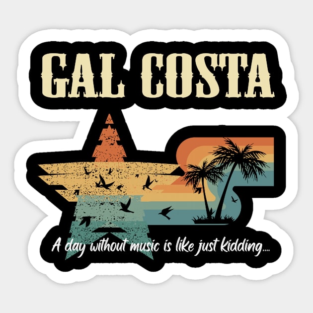 GAL COSTA BAND Sticker by growing.std